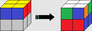 2x2 Rubik's Cube Solution Step 2