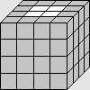 White center block is solved