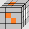 Solving third orange center piece