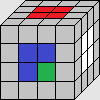 Solving the 4th green center piece- bottom view