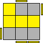 Orientation Case #15 - Knight Move shape orientation
