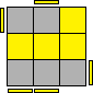 Orientation Case #16 - Knight Move shape orientation